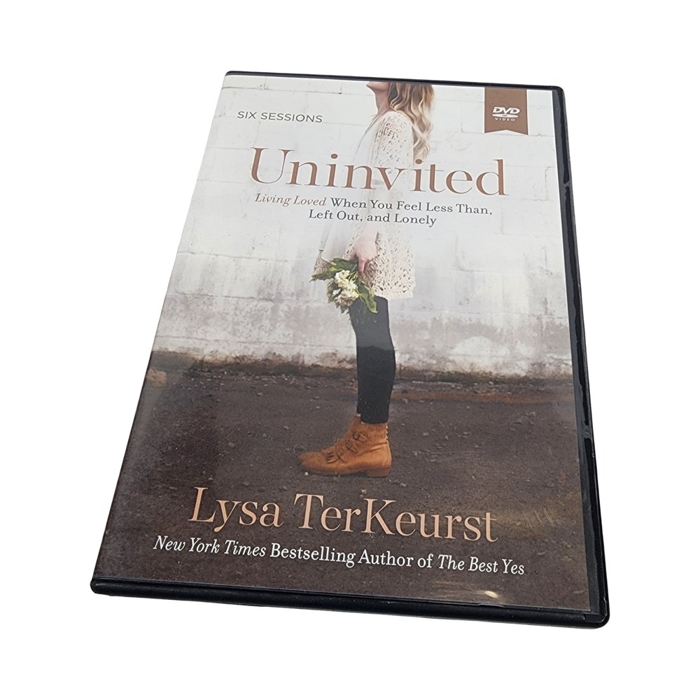 Uninvited Lysa TerKeurst Six Sessions Video Bible Study DVD Thomas Nelson 2016